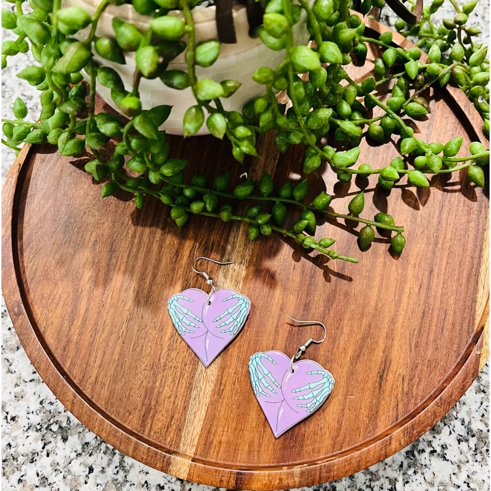 Brand new pastel goth earrings